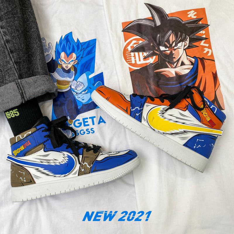 DBZ Orange High Top Shoes