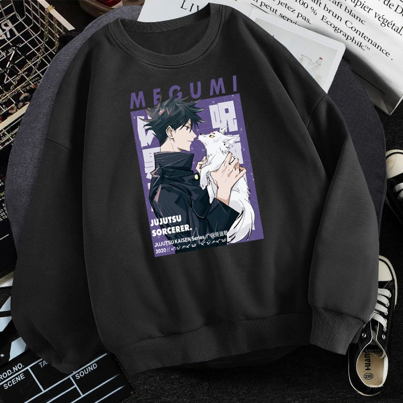 Jujutsu Kaisen Megumi Crewneck Sweater