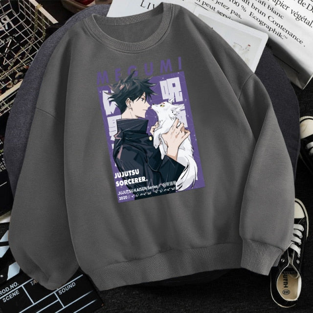 Jujutsu Kaisen Megumi Crewneck Sweater