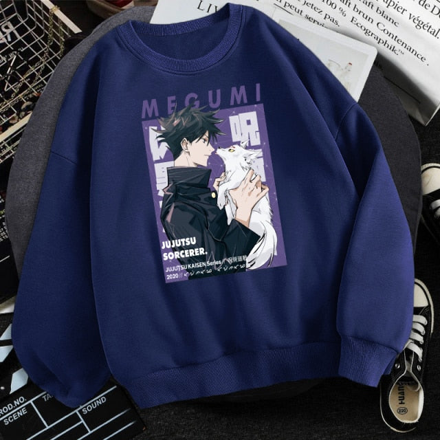 Jujutsu Kaisen Megumi Crewneck Sweater
