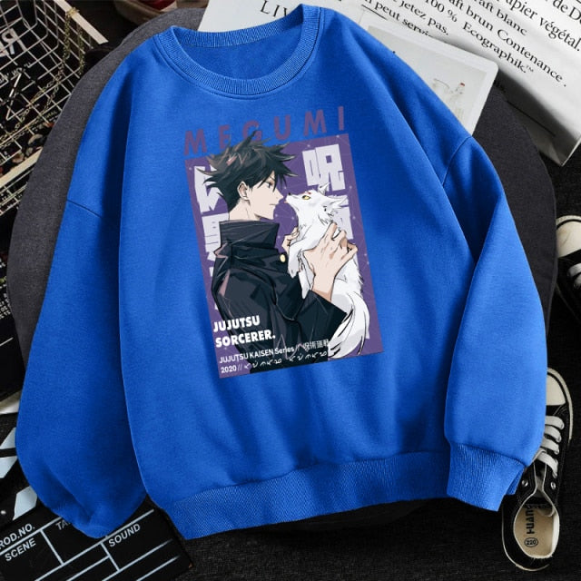 Jujutsu Kaisen Megumi Crewneck Sweater