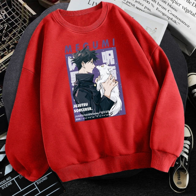 Jujutsu Kaisen Megumi Crewneck Sweater